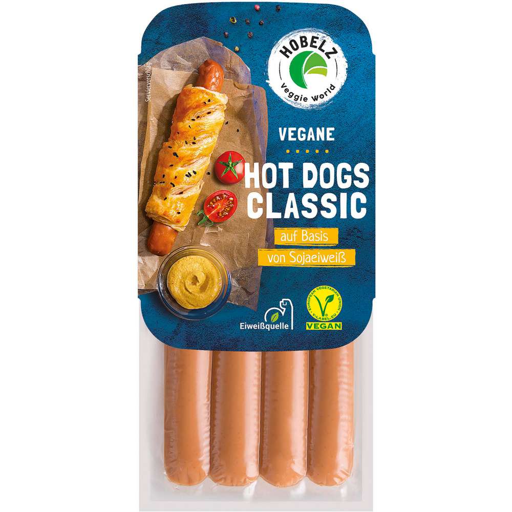 Produktabbildung Hobelz Vegane Hot Dogs, Classic