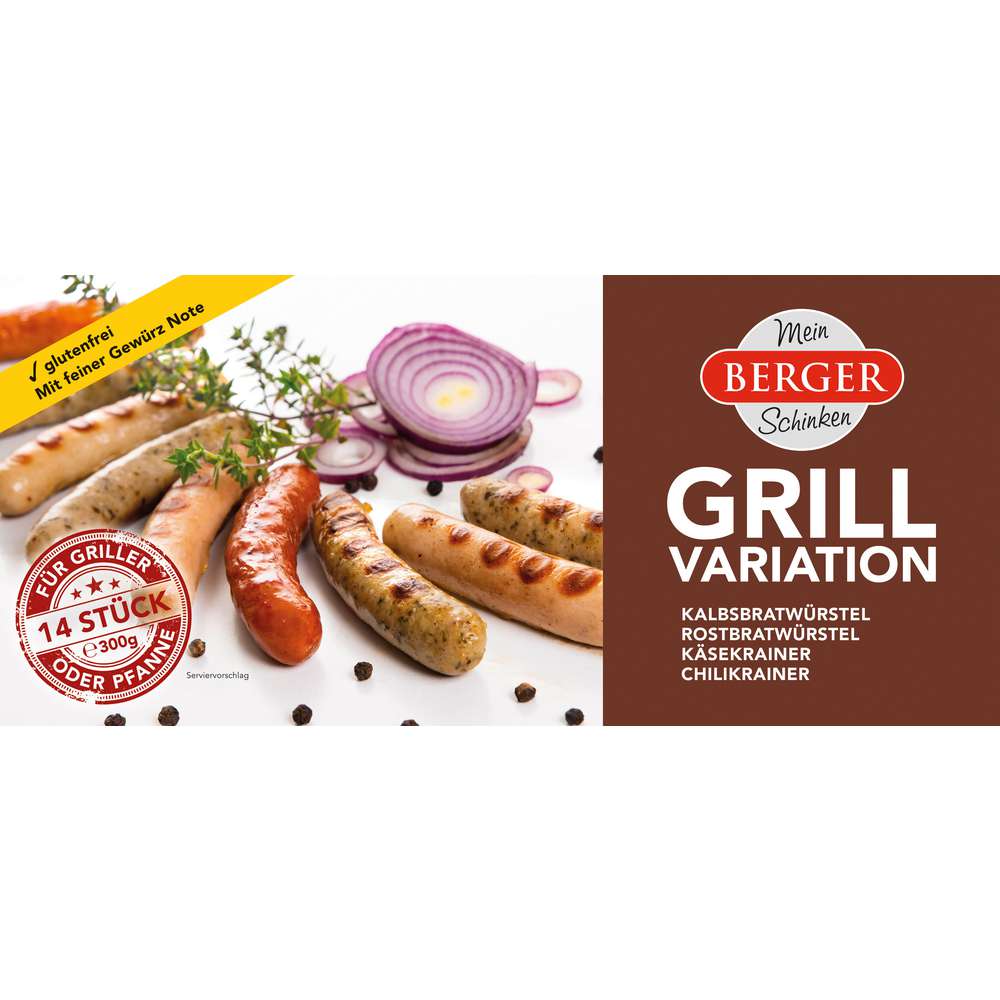 Produktabbildung Berger Würstchen Grill Variation