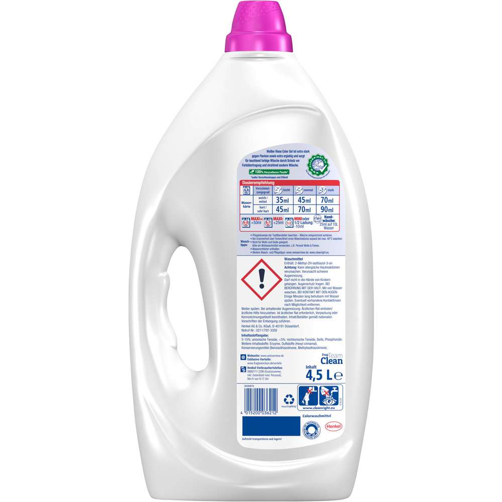 Produktabbildung Weißer Riese Color-Waschmittel, Gel