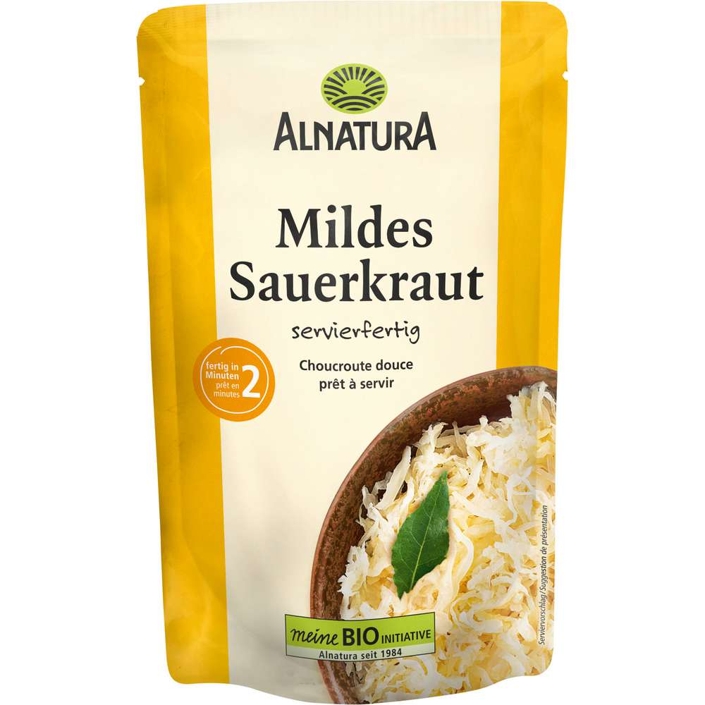 Produktabbildung Alnatura Bio Mildes Sauerkraut