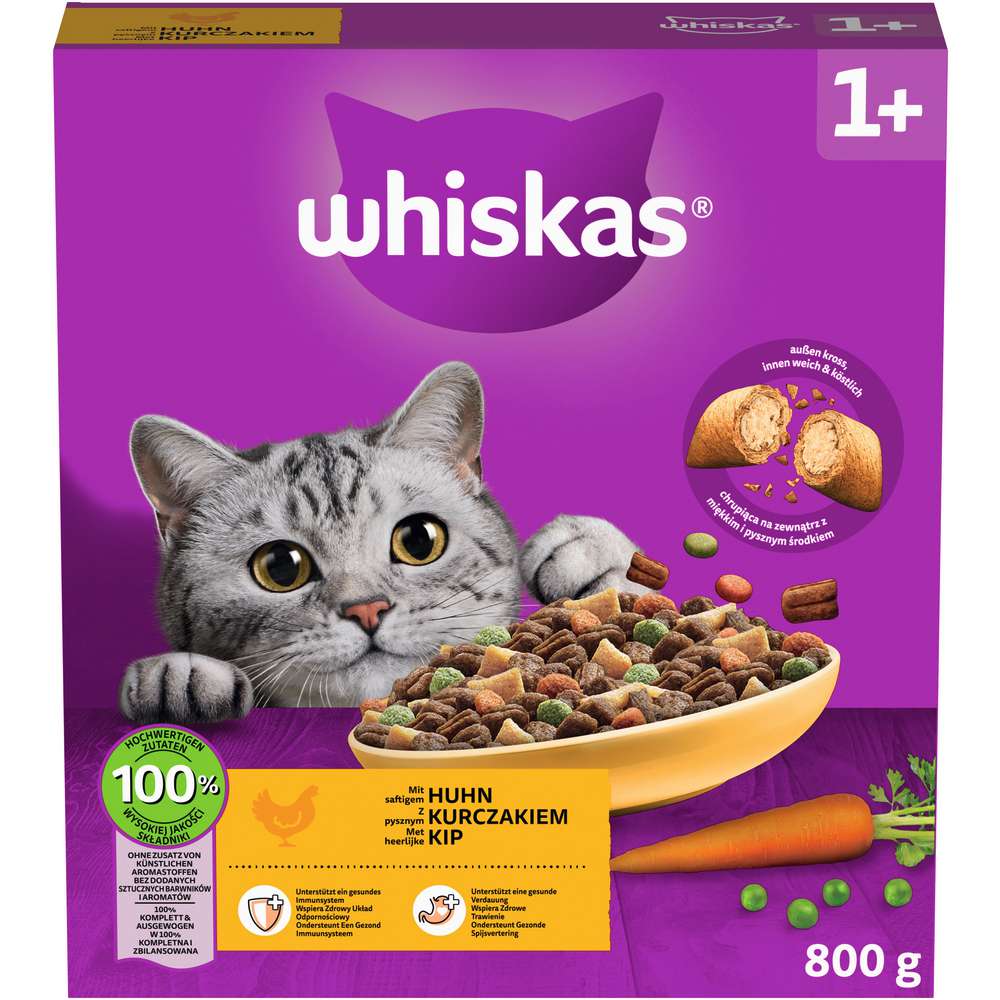 Produktabbildung Whiskas Katzen-Trockenfutter, Huhn