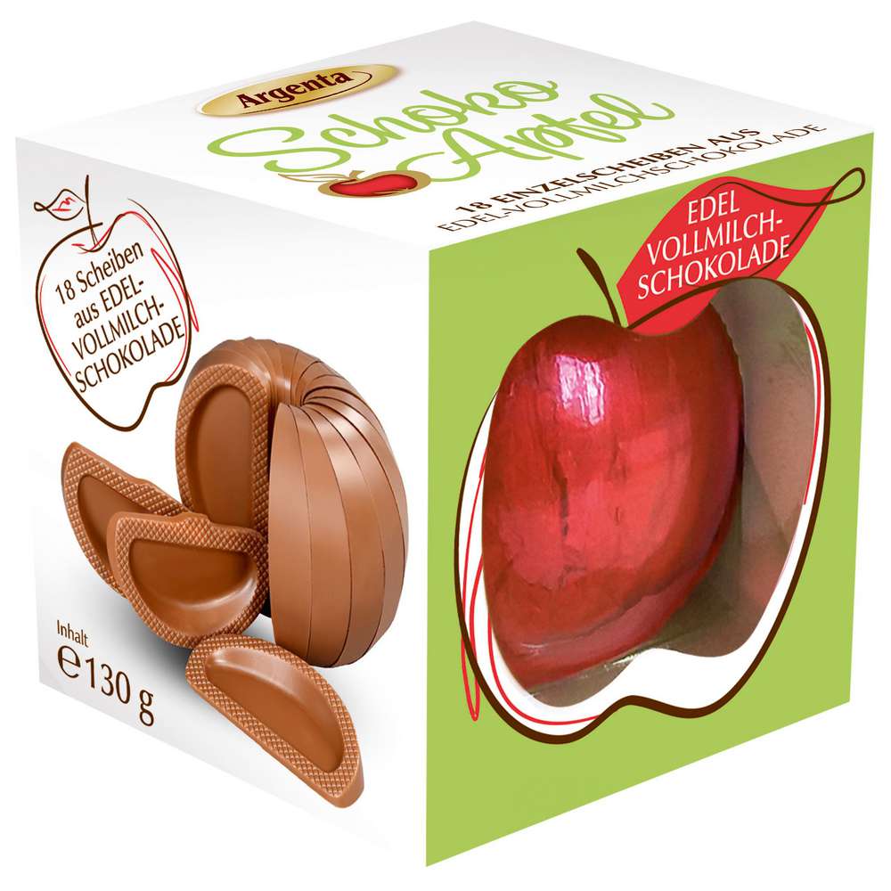 Produktabbildung Elbflorenz Schoko-Apfel, Vollmilch