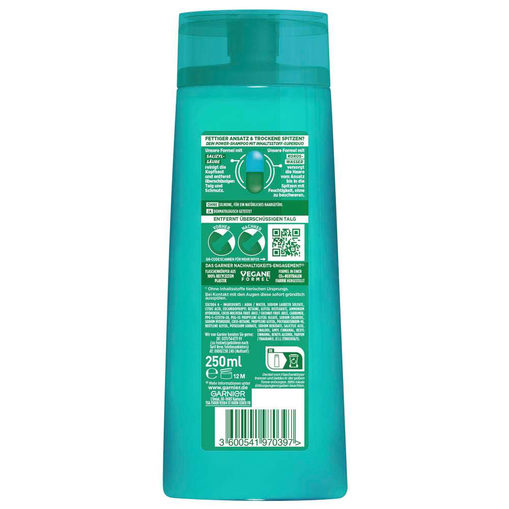 Produktabbildung Garnier Shampoo Fructis FATS, Coco Water