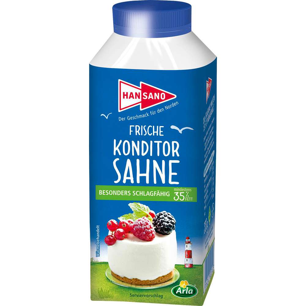 Produktabbildung Hansano Konditorsahne 35% Fett