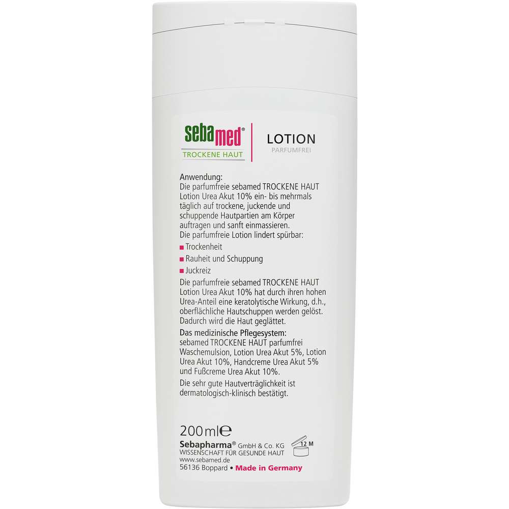 Produktabbildung Sebamed Bodylotion Parfümfrei, trockene Haut