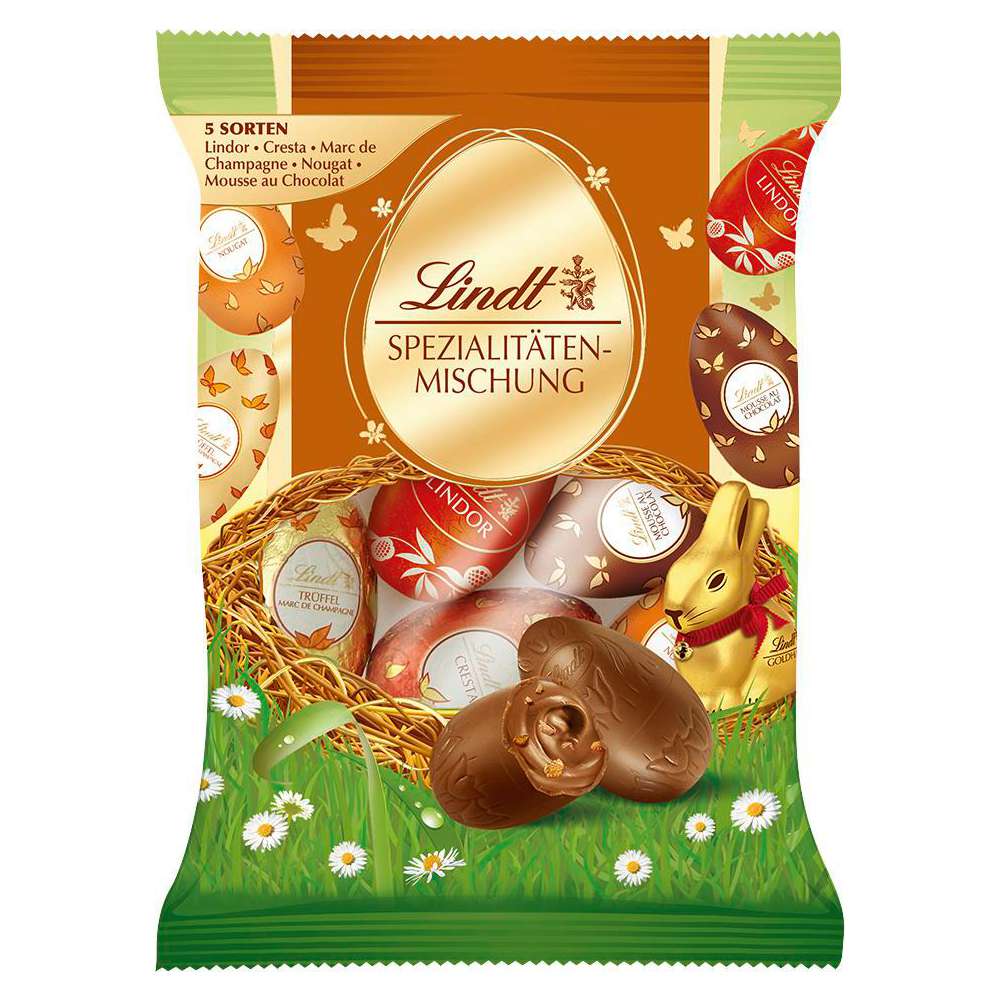 Produktabbildung Lindt Schoko-Ostereier, Spezialitäten-Mischung