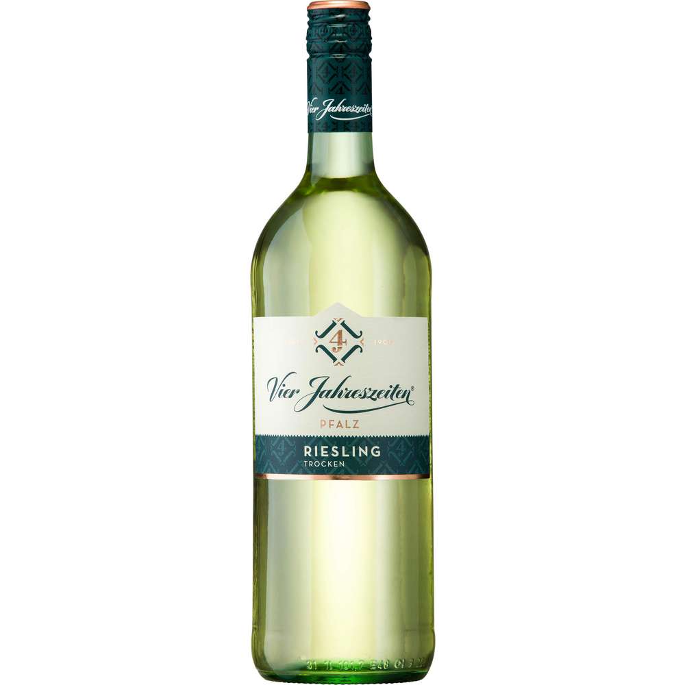 Produktabbildung Vier Jahreszeiten Riesling trocken Pfalz DQW, Weißwein