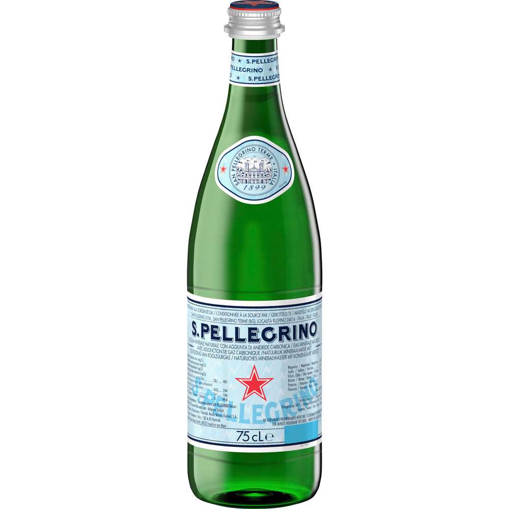 Produktabbildung San Pellegrino Mineralwasser mit Kohlensäure, 16 x 0,75l