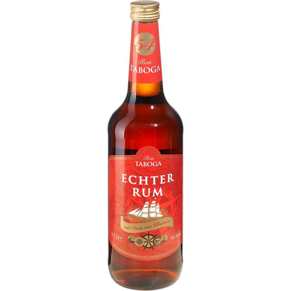 Produktabbildung Ron Taboga Dunkler Rum Echter Rum, 54 %