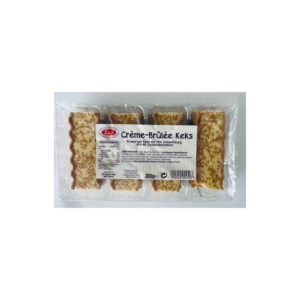 Produktabbildung L&S Crème Brûlée Kekse