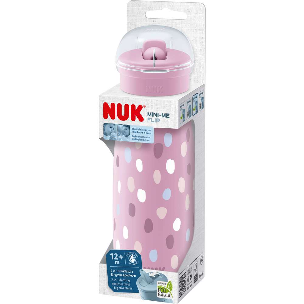 Produktabbildung Nuk Trinkflasche 2in1 Mini-Me Flip, sortiert
