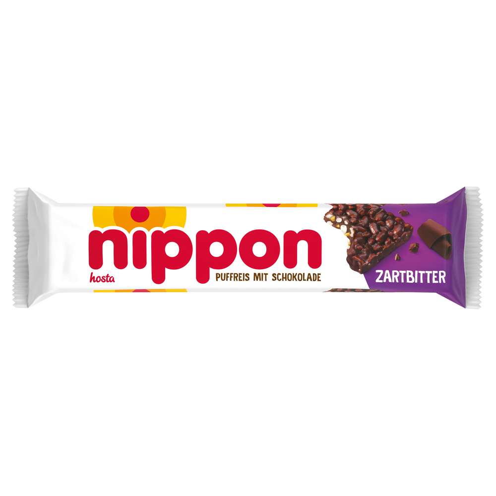 Produktabbildung Nippon Häppchen, Puffreis mit Schokolade Zartbitter