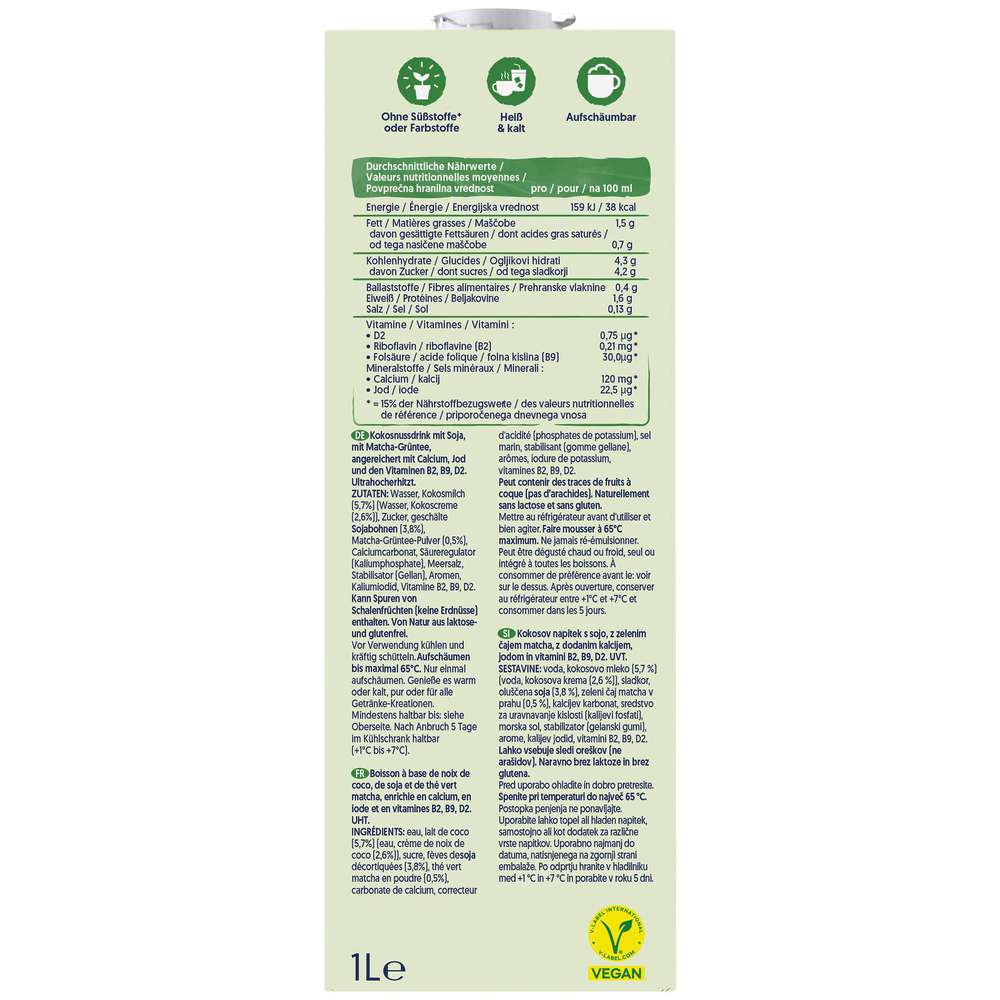Produktabbildung Alpro Kokosdrink Matcha