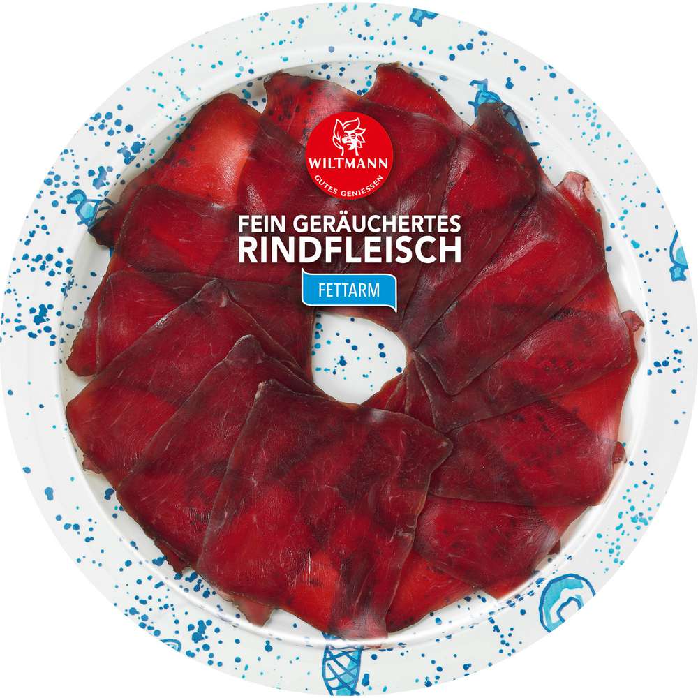Produktabbildung Wiltmann Rindfleisch, fein geräuchert