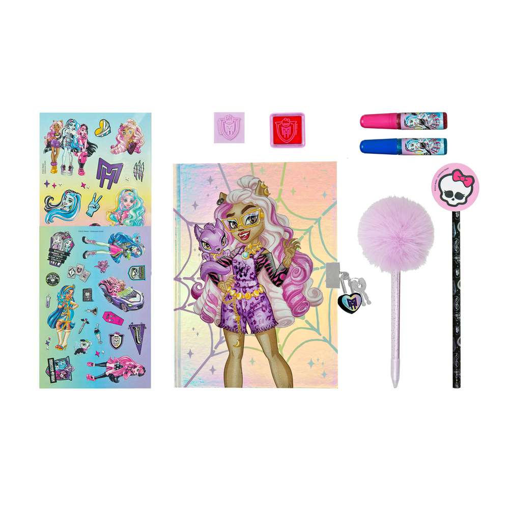 Produktabbildung keine Marke Monster High Glitzer Tagebuchset