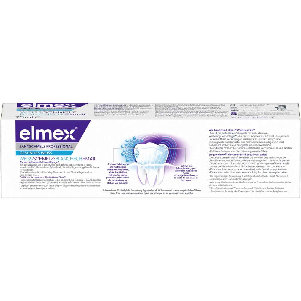 Produktabbildung elmex Zahncreme Zahnschmelz Professional, Weiß-Schmelz