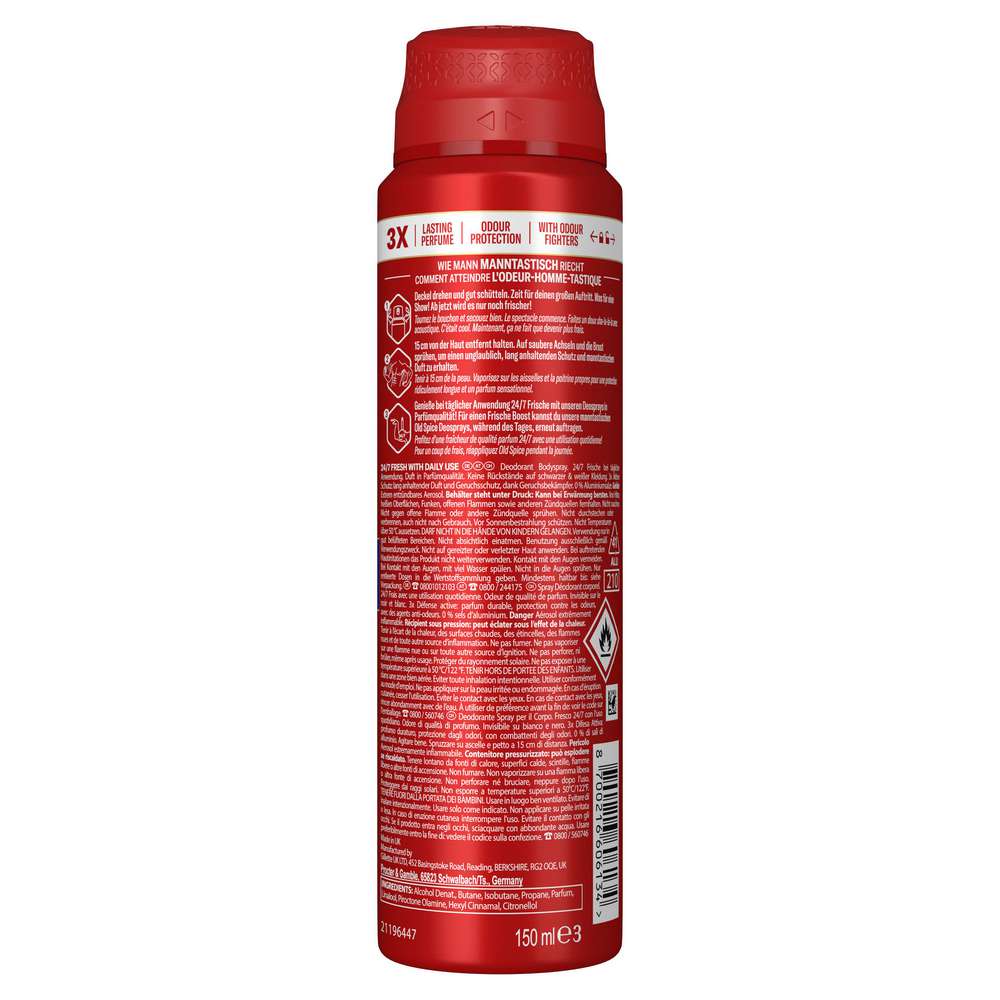 Produktabbildung Old Spice Deo Spray, Captain