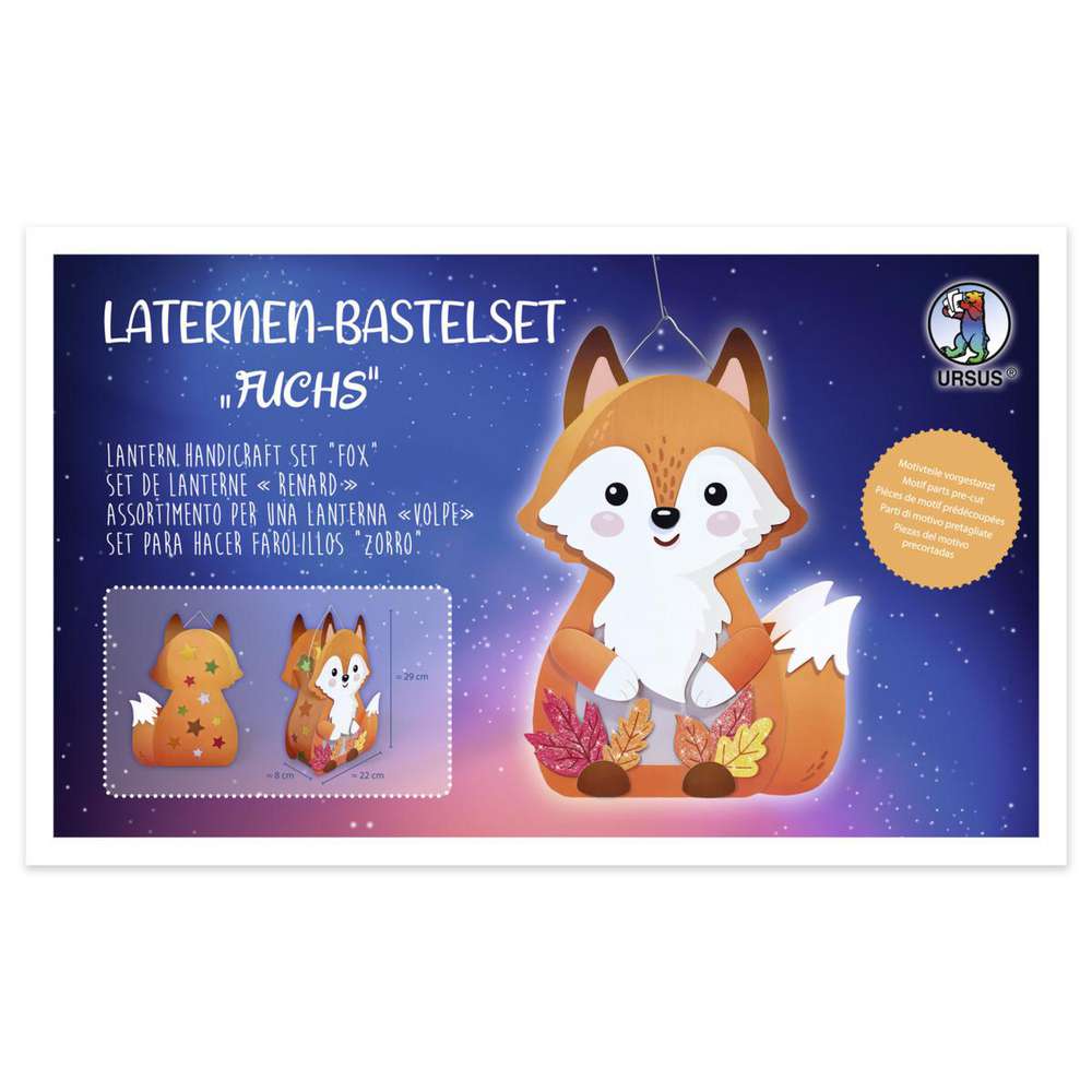 Produktabbildung Ursus Laternen-Bastelset Fuchs