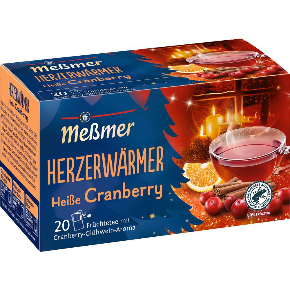 Produktabbildung Messmer Tee Herzerwärmer, Heiße Cranberry