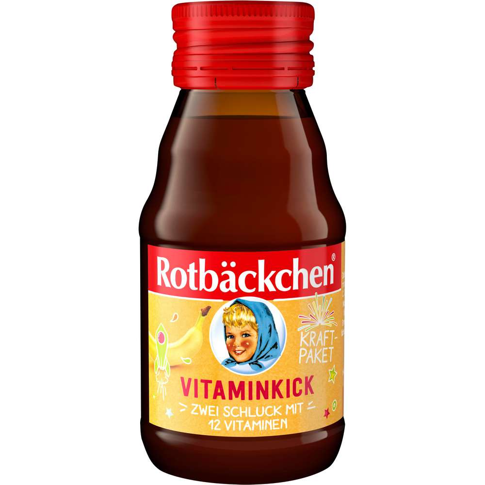 Produktabbildung Rotbäckchen Fruchtdrink, Kraftpaket Vitaminkick