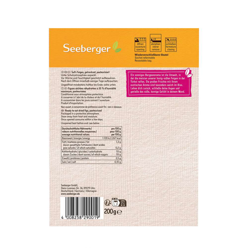 Produktabbildung Seeberger Soft-Feigen