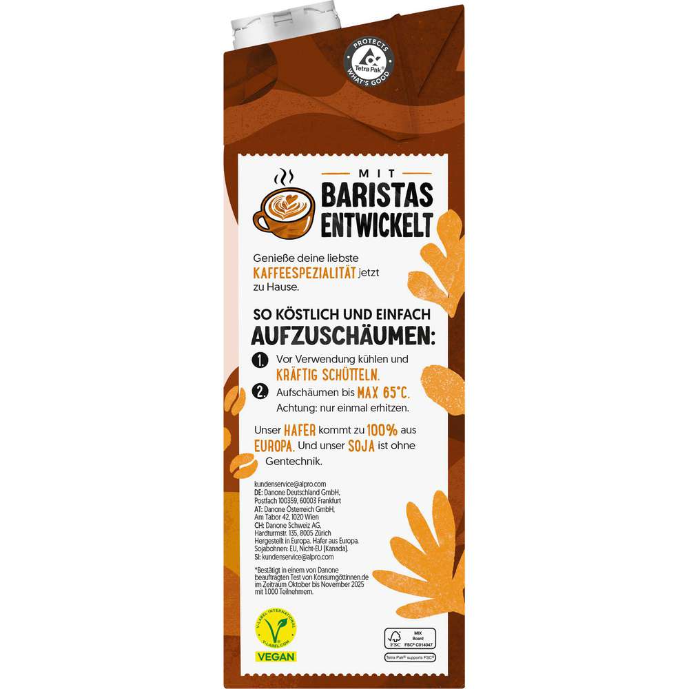 Produktabbildung Alpro Barista Drink, Karamell