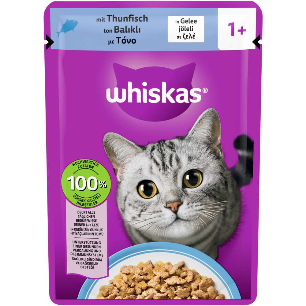 Produktabbildung Whiskas Katzen-Nassfutter, Thunfisch