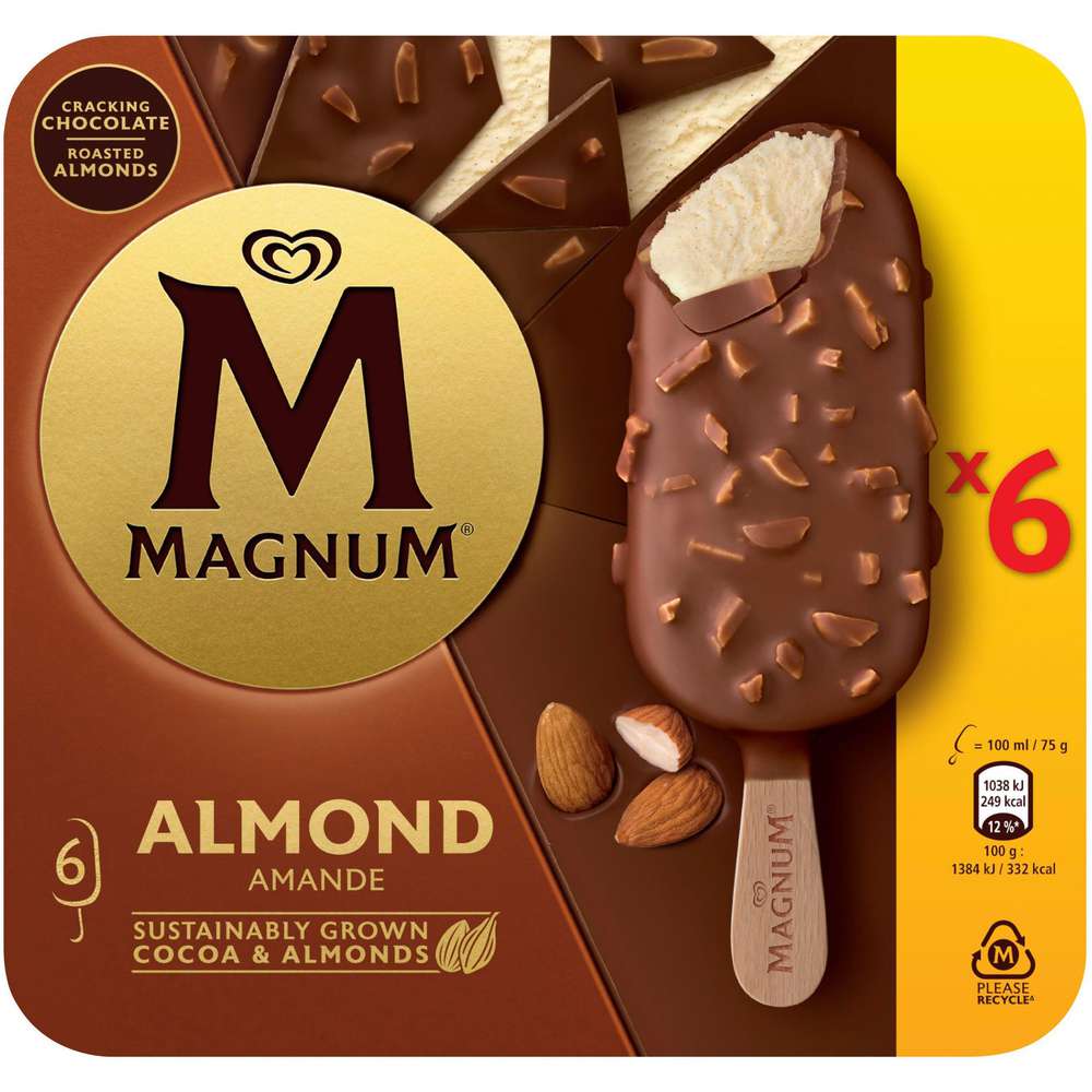 Produktabbildung Magnum Stiel-Eis, Mandel