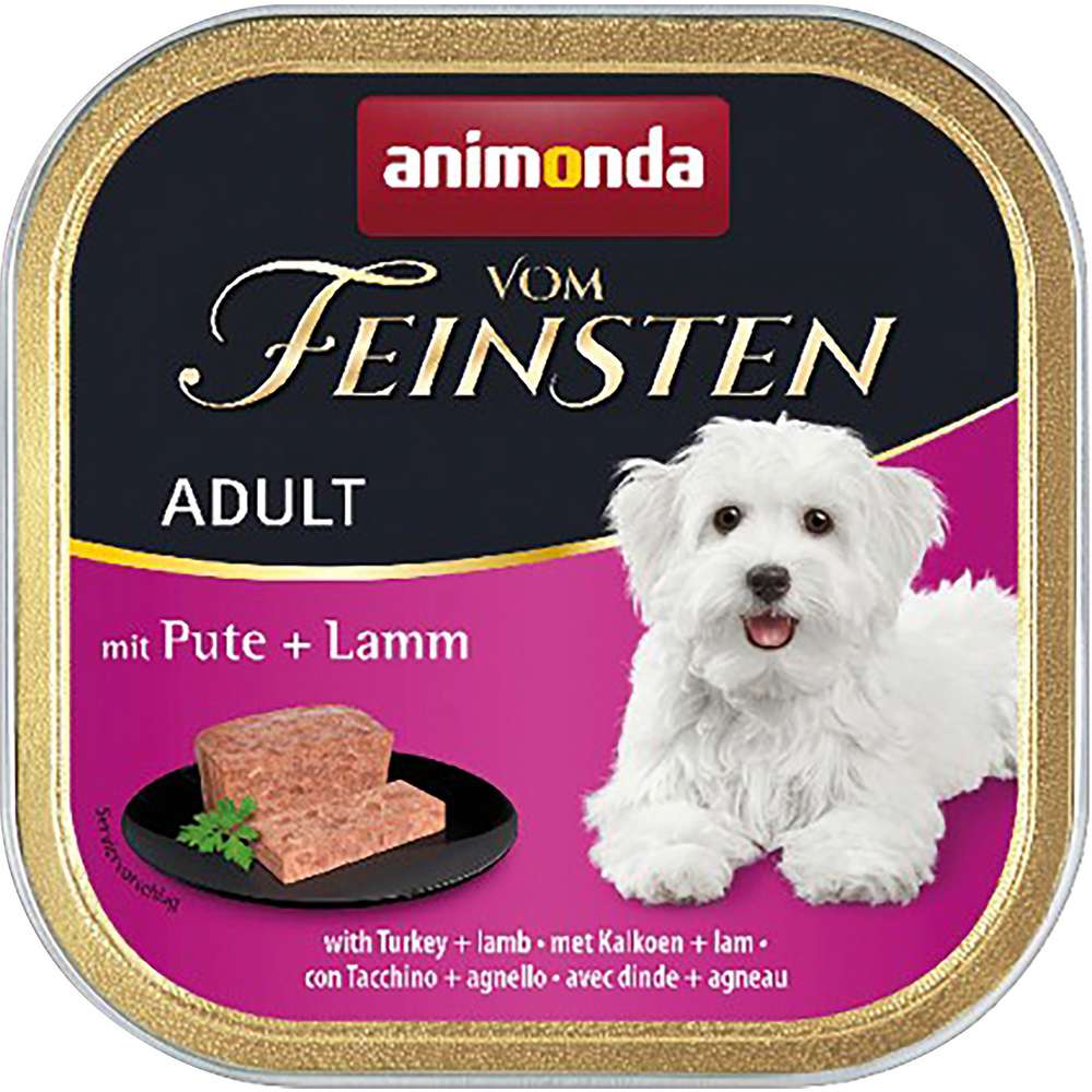 Produktabbildung animonda Hunde-Nassfutter Adult, Pute/Lamm