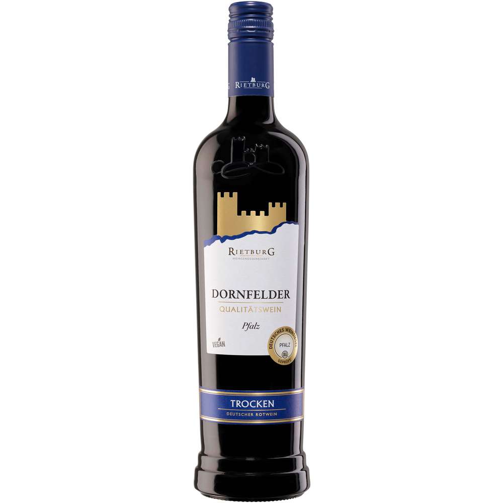 Produktabbildung Rietburg Winzer Dornfelder trocken Pfalz DQW, Rotwein
