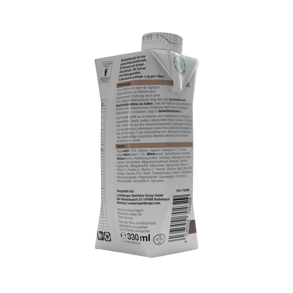 Produktabbildung Layenberger Mahlzeitenersatz Fit & Feelgood, Schoko
