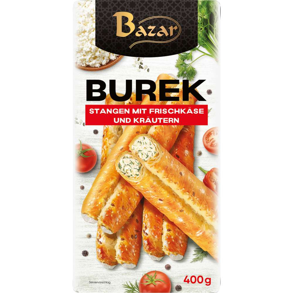 Produktabbildung Bazar Stangen mit Frischkäse & Kräutern
