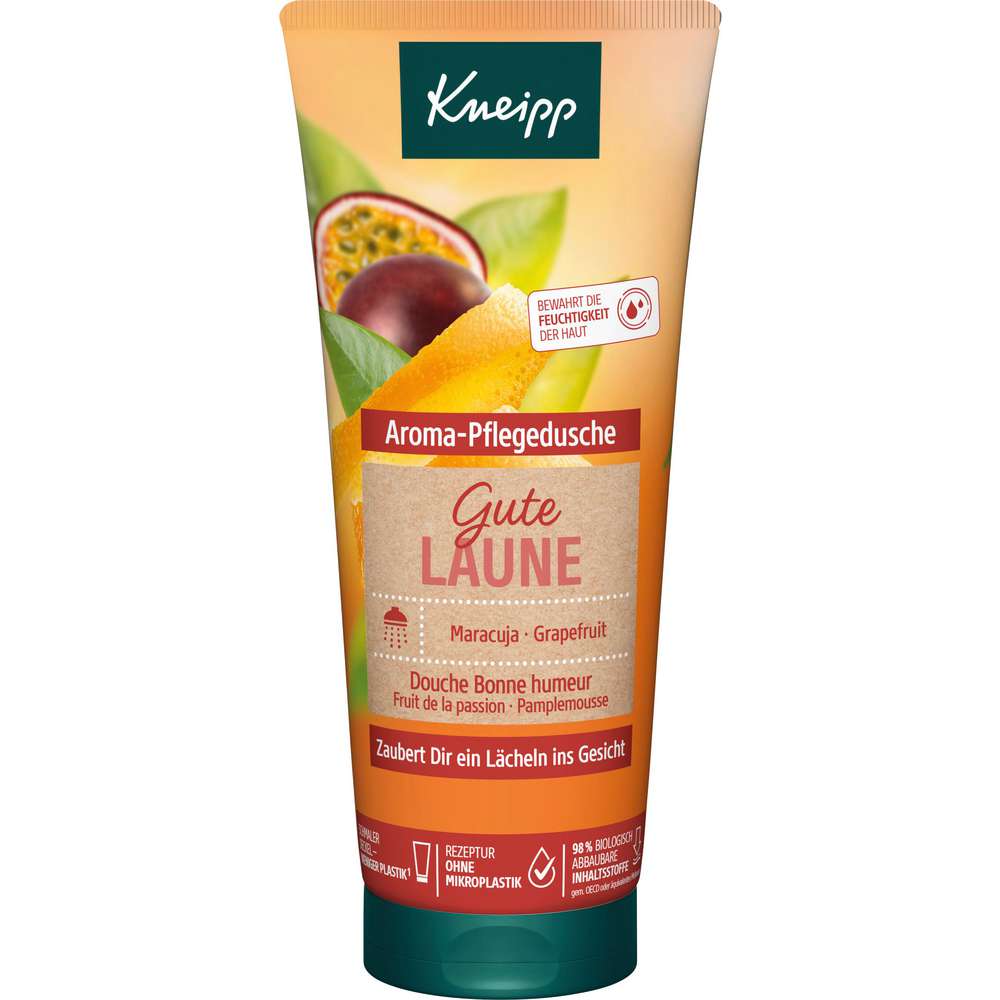Produktabbildung Kneipp Aroma-Pflegedusche Gute Laune, Maracuja & Grapefruit