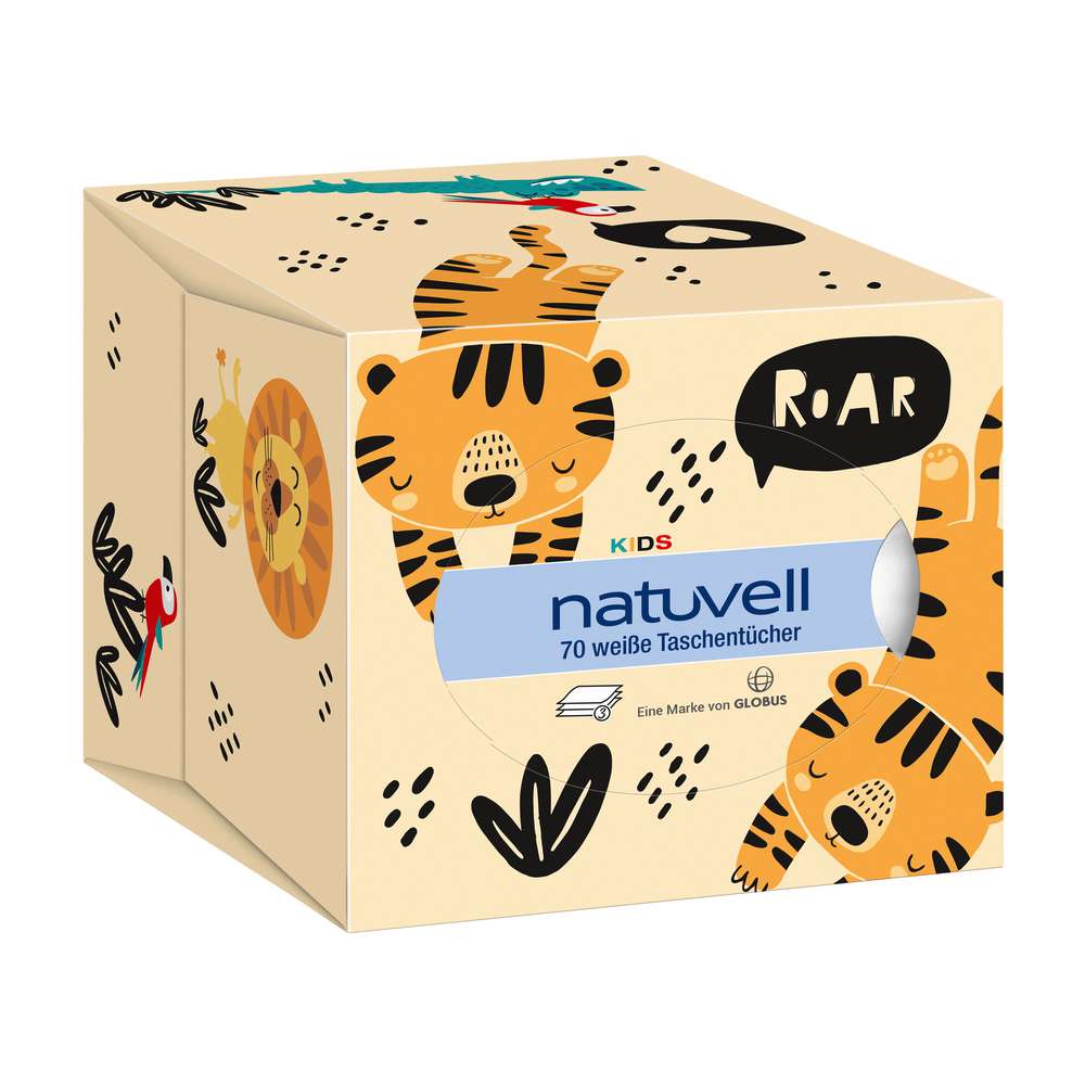 Produktabbildung natuvell Kosmetiktücher Box 3-lagig