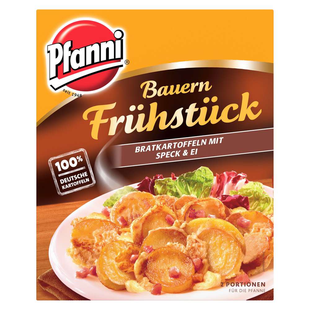 Produktabbildung Pfanni Bauern Frühstück, Bratkartoffel mit Speck & Ei