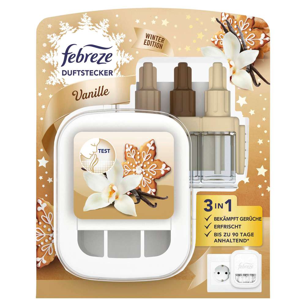 Produktabbildung Febreze Duftstecker 3V Starter-Set, Vanille