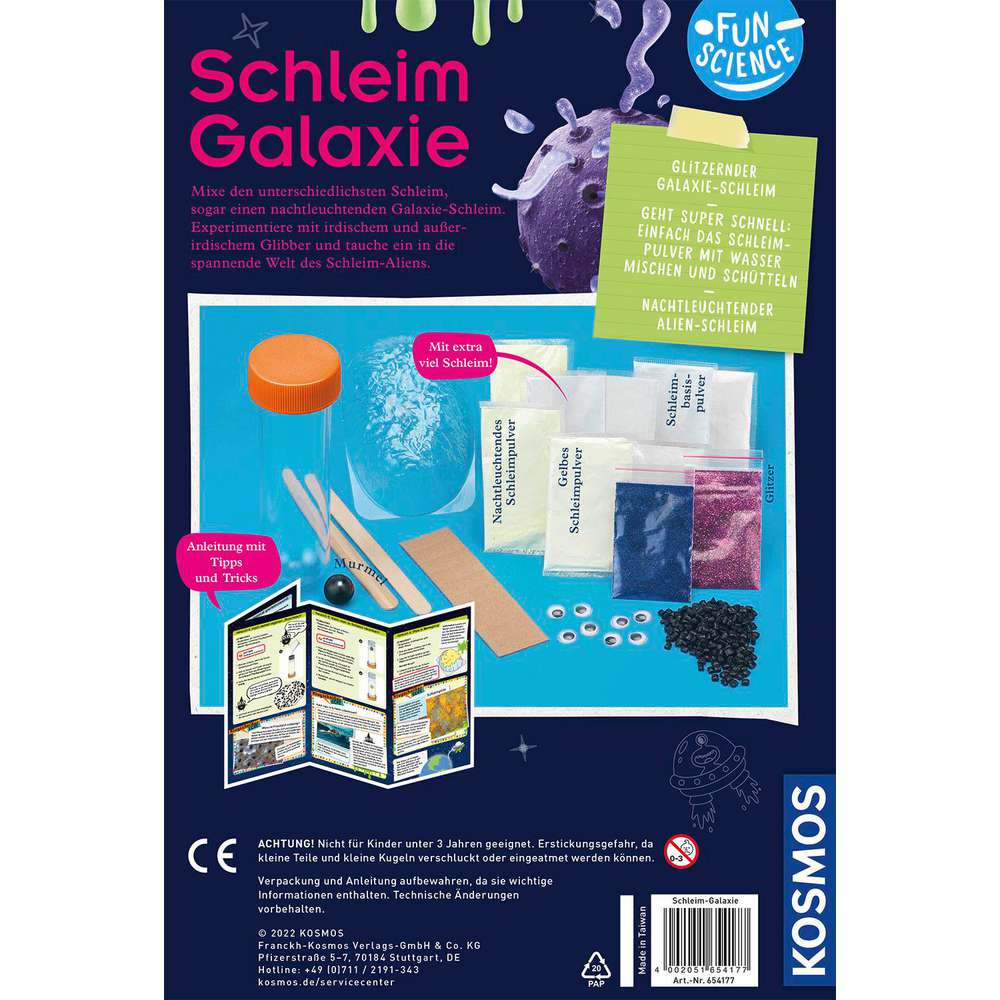 Produktabbildung Kosmos Fun Science Schleim-Galaxie