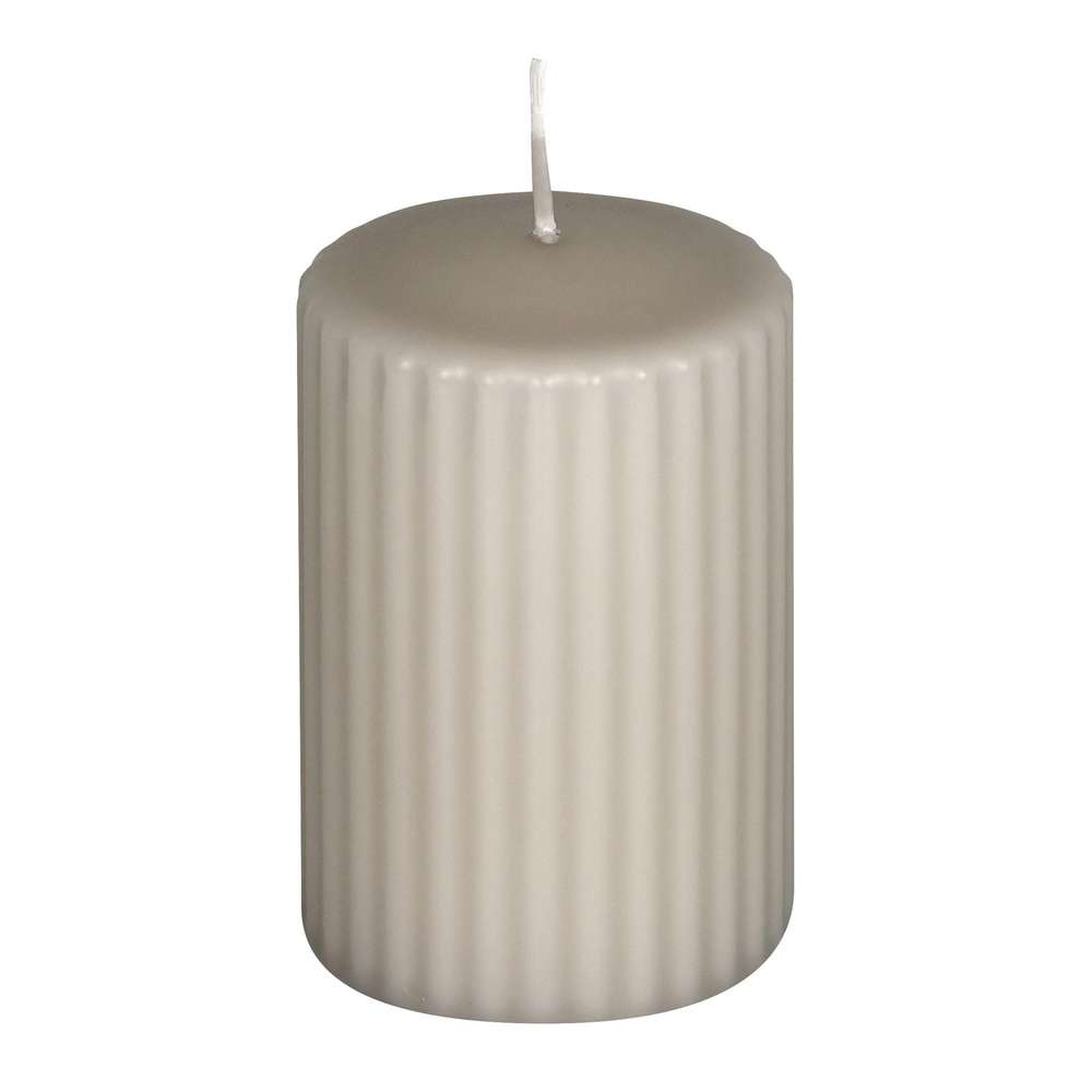 Produktabbildung Gala Kerzen Rillenstumpen Kerze 68x100, taupe