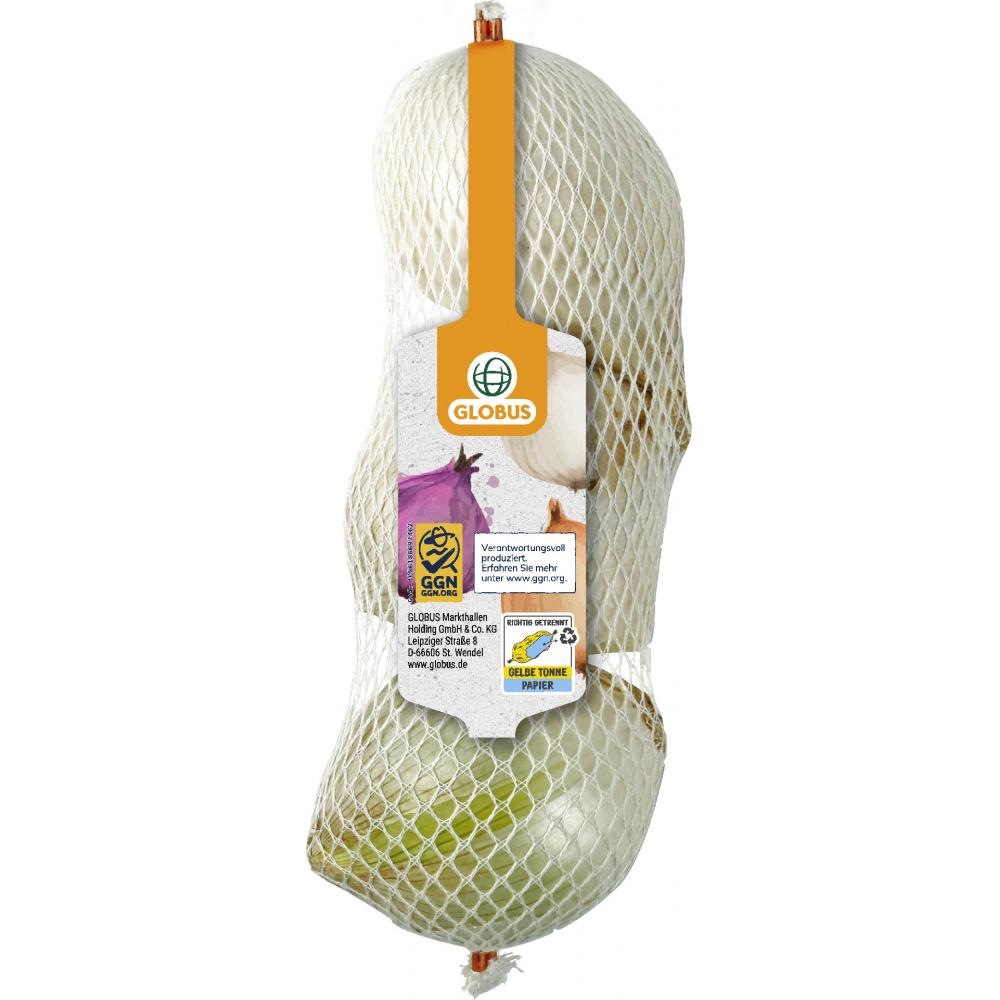 Produktabbildung keine Marke Globus Speisezwiebeln rot, gelb, weiß oder süß, je 380 g-Netz