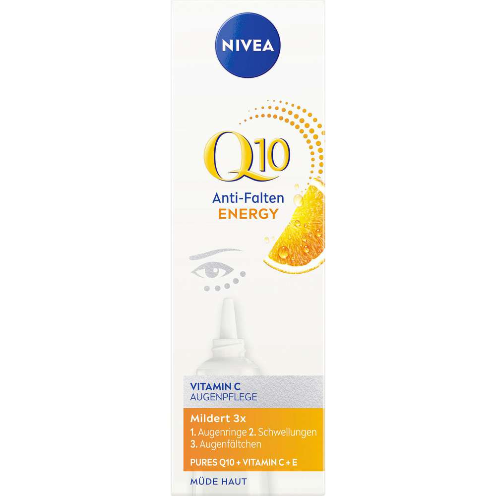Produktabbildung Nivea Augenpflege Q10 Energy Anti-Falten, Müde Haut