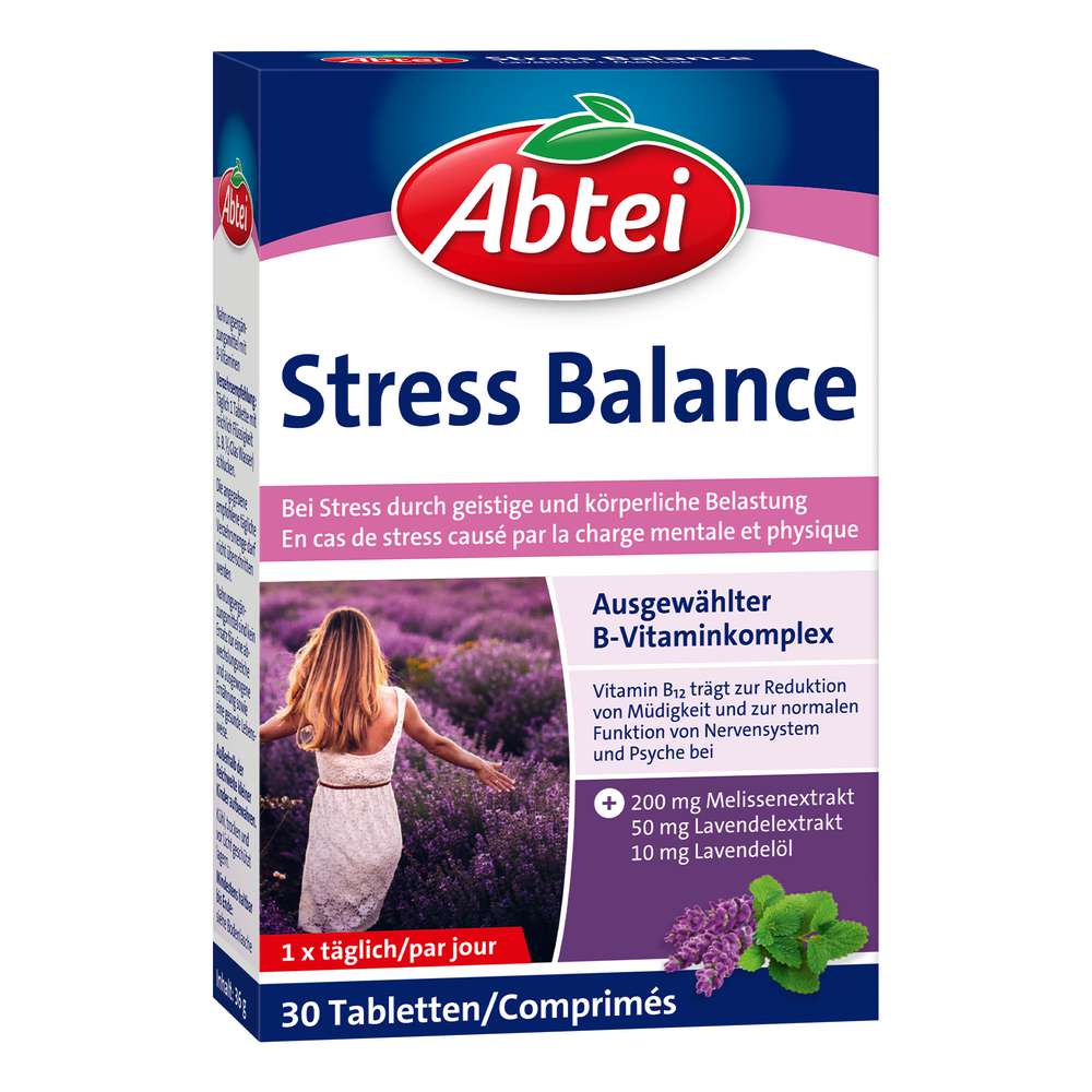 Produktabbildung Abtei Stress Balance Tabletten