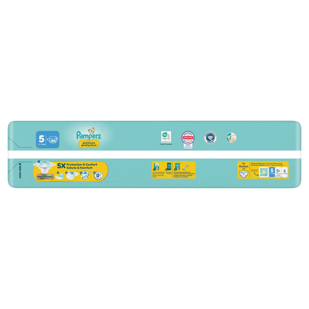 Produktabbildung Pampers Windeln Premium Protection Gr. 5 Junior 11-16kg