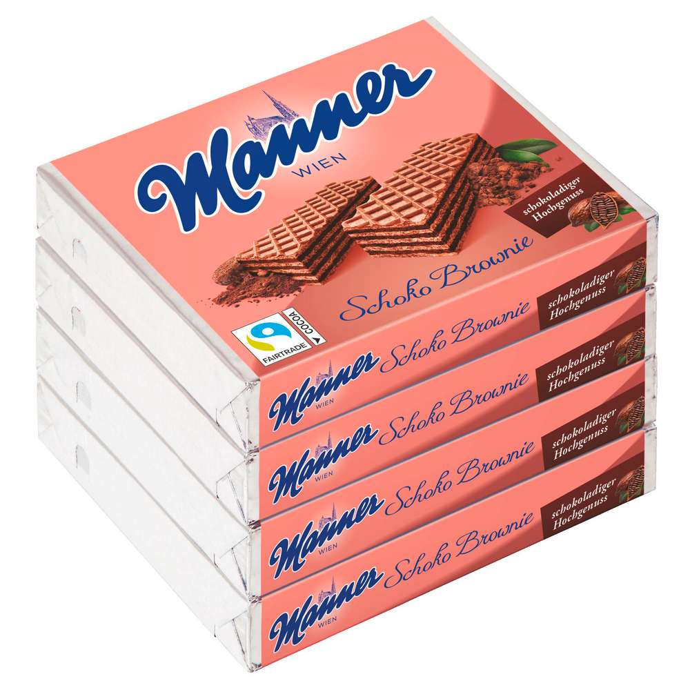 Produktabbildung Manner Neapolitaner Waffeln, Schoko Brownie