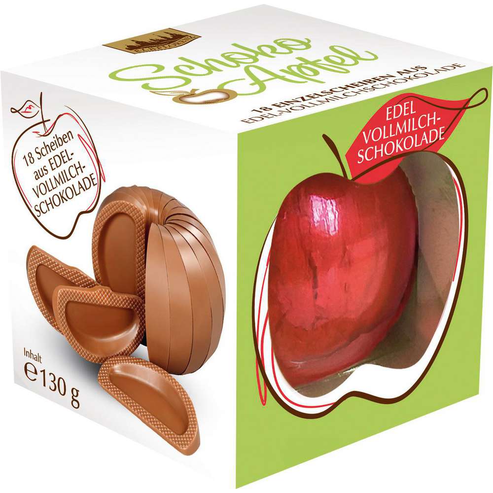 Produktabbildung Elbflorenz Schoko-Apfel, Vollmilch