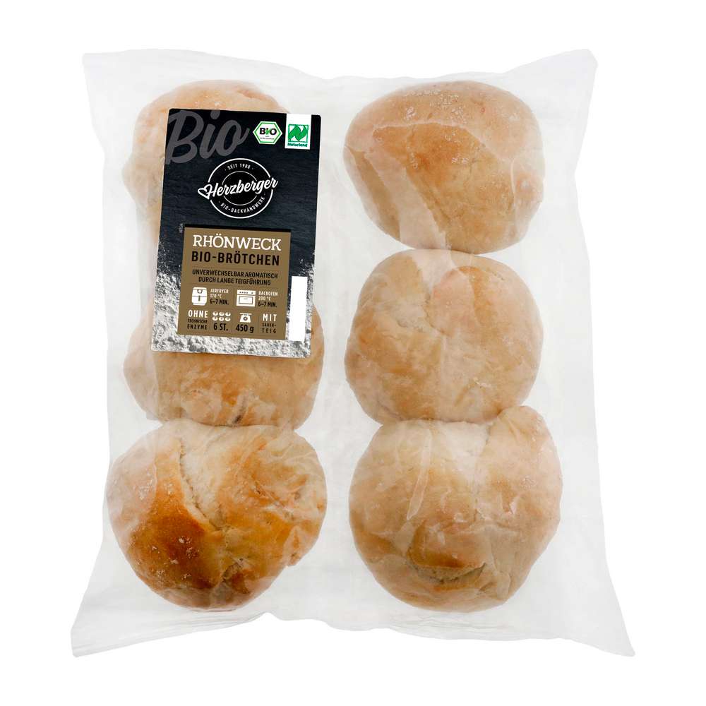 Produktabbildung Herzberger Rhönweck  Bio-Brötchen Naturland 6er