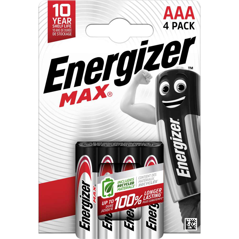 Produktabbildung Energizer Max Micro (AAA) CHP4 9V