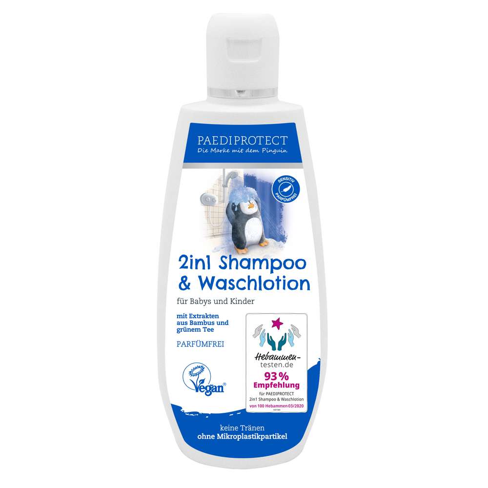Produktabbildung Paedi Protect Baby/Kinder Shampoo & Waschlotion, 2in1 