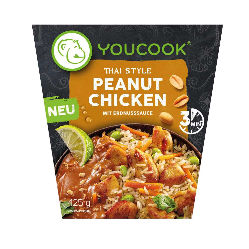 Produktabbildung Youcook Fertiggericht Thai Style, Peanut Chicken