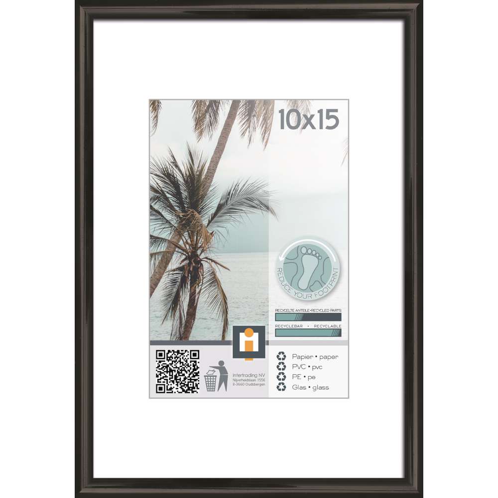 Produktabbildung Kyoto Kunststoffrahmen, 10 x 15, Schwarz