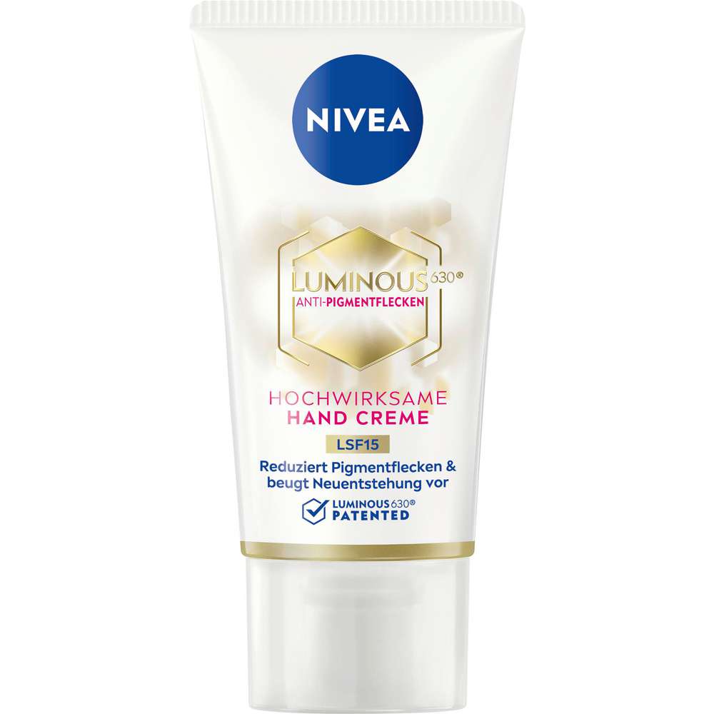 Produktabbildung Nivea Hochwirksame Handcreme Luminous 630, Anti-Pigmentflecken